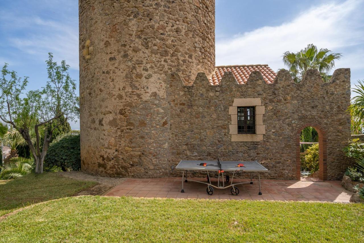 Castillo Can Xirau, Propiedad Exclusiva Con Piscina & Aircon Villa Santa Susanna Esterno foto