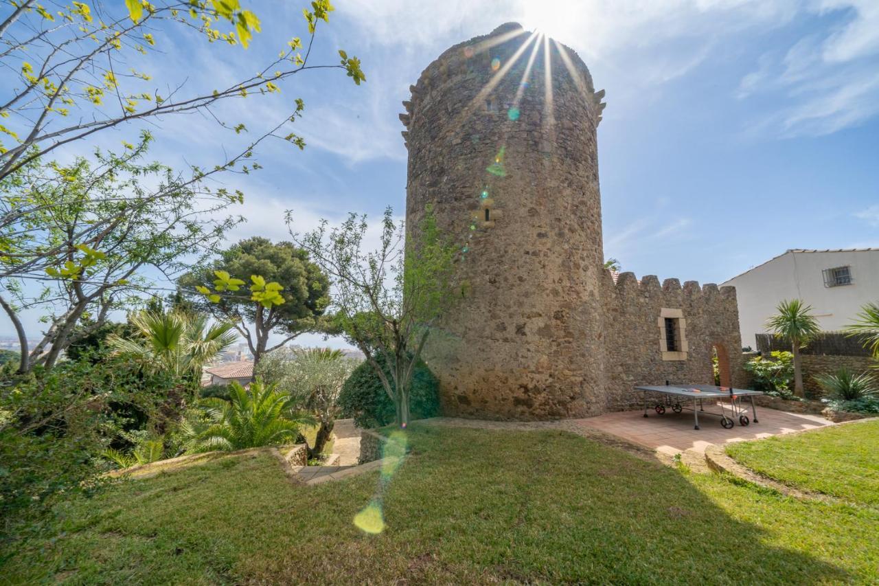 Castillo Can Xirau, Propiedad Exclusiva Con Piscina & Aircon Villa Santa Susanna Esterno foto