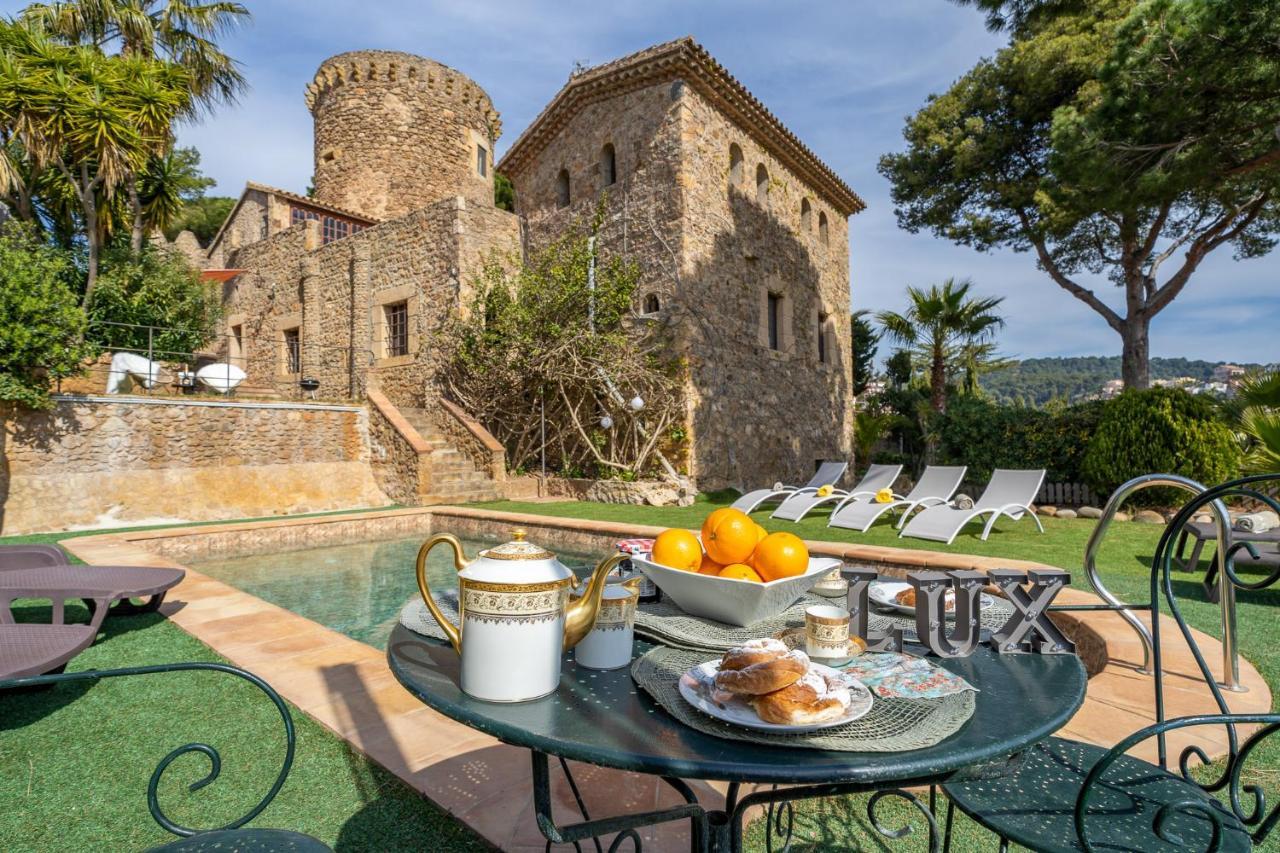 Castillo Can Xirau, Propiedad Exclusiva Con Piscina & Aircon Villa Santa Susanna Esterno foto