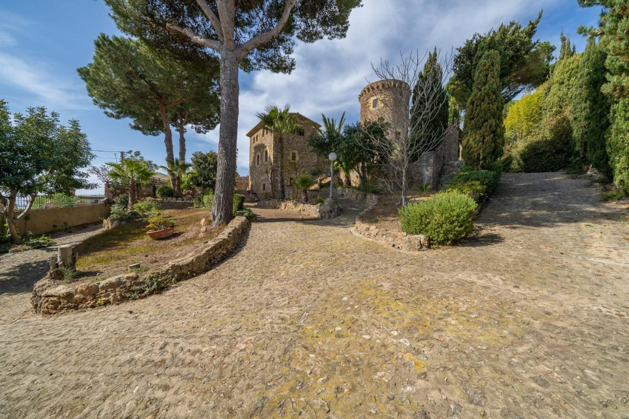 Castillo Can Xirau, Propiedad Exclusiva Con Piscina & Aircon Villa Santa Susanna Esterno foto