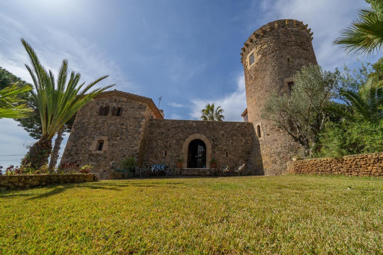 Castillo Can Xirau, Propiedad Exclusiva Con Piscina & Aircon Villa Santa Susanna Esterno foto